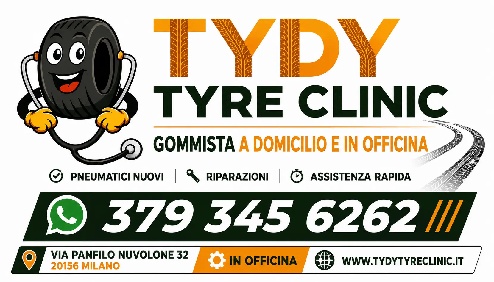 Tydy tyre clinic -Gommista a domicilio- Gommista Milano - Gommista a Milano